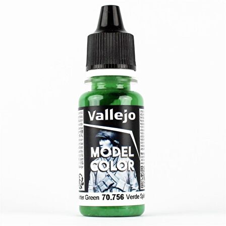 Vallejo 70756 17 ml. (077) Splinter Green, Model Color Serisi Model Boyası