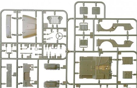 AFV Club AF35S19 1/35 M38AIC 1/4T 106mm Rec.Rifle Tepmesiz Toplu Askeri Arazi Aracı Demonte Plastik Maketi