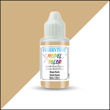 Hobbytime 366 18 ml. RAL1001, Koyu Kum (Dark Sand), Akrilik Model Boyası