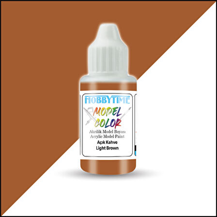 Hobbytime 369 18 ml. Açık Kahve (Light Brown), Akrilik Model Boyası