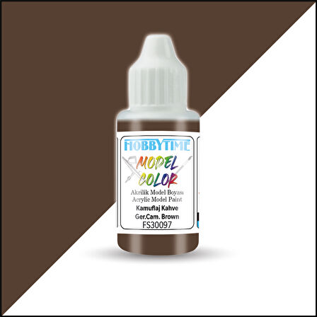 Hobbytime 374 18 ml. FS30097, Kamuflaj Kahve (Ger.Cam. Brown), Akrilik Model Boyası