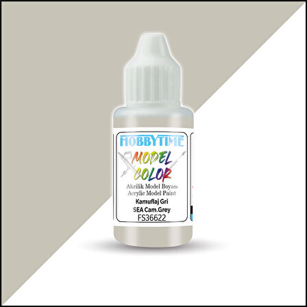 Hobbytime 411 18 ml. FS36622, Kamuflaj Gri (SEA Cam.Grey), Akrilik Model Boyası