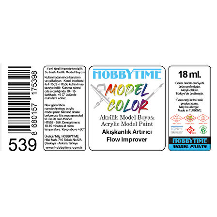 Hobbytime 539 18 ml. Akışkanlık Artırıcı (Flow Improver)
