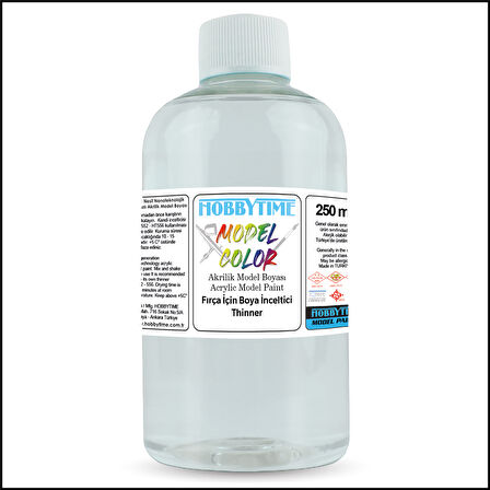 Hobbytime 552 250 ml. Fırça için Boya İnceltici (Thinner)