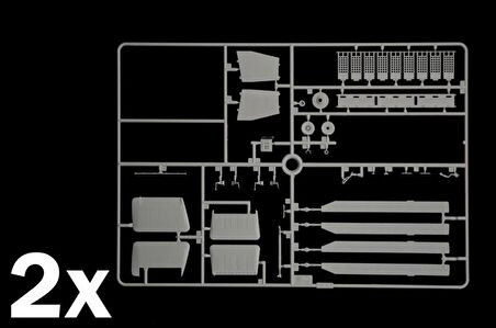 Italeri 2774S 1/48 H-21C (Flying Banana) Askeri Helikopter Demonte Plastik Maketi