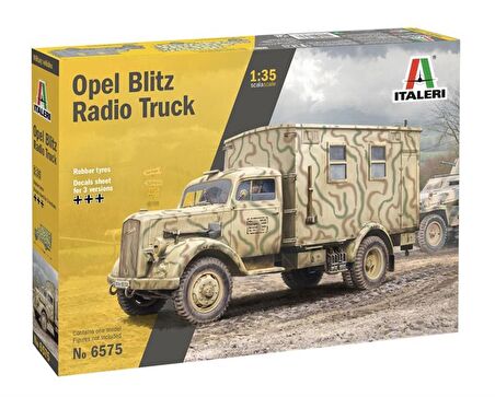 Italeri 6575S 1/35 Opel Blitz Telsiz Kamyonu Demonte Plastik Maketi