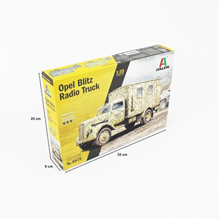 Italeri 6575S 1/35 Opel Blitz Telsiz Kamyonu Demonte Plastik Maketi