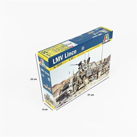 Italeri 6504S 1/35 LMV Lince Zırhlı Aracı Demonte Plastik Maketi