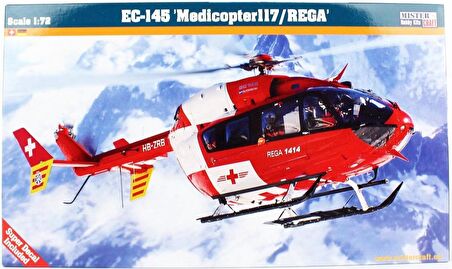 Mistercraft F031 EC-145 Medicopter 117/Rega Çok Amaçlı helikopter Demonte Plastik Maketi