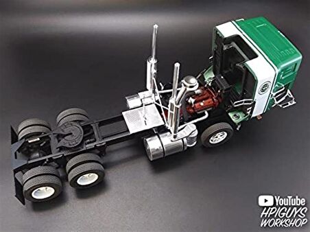 AMT 1203 1/25 International Transtar CO-4070A Semi Tractor, Demonte Plastik Çekici Maketi