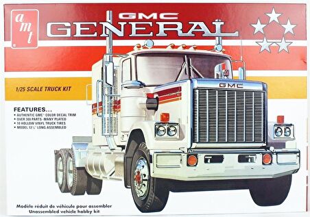 AMT 1272 1/25 1976 GMC General Semi Tractor, Demonte Plastik Çekici Maketi