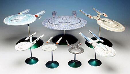 AMT 0954 1/2500 Star Trek U.S.S. Enterprise Box Set (Snap), Demonte Plastik Uzay Aracı Maketi