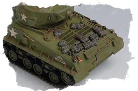 HobbyBoss 84804 1/48 M4A3E8 Tankı Demonte Plastik Maketi