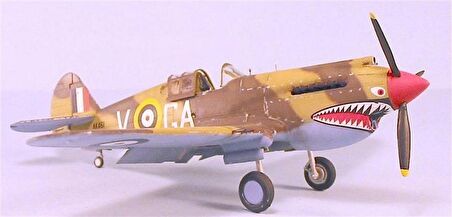 Trumpeter 02807 1/48 Curtiss P-40B Warhawk Savaş Uçağı Demonte Plastik Maketi