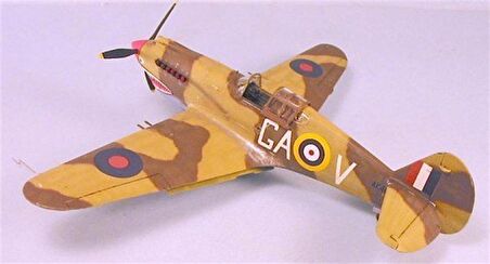 Trumpeter 02807 1/48 Curtiss P-40B Warhawk Savaş Uçağı Demonte Plastik Maketi