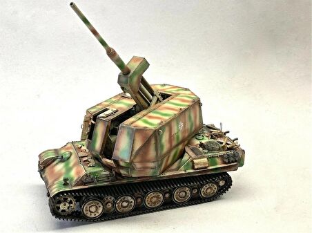 Trumpeter 09531 1/35 Flakpanther w/8.8cm Flak 36/37 Uçak-Tanksavar Topu Demonte Plastik Maketi