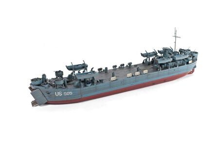 AFV Club SE73519 1/350 LST-491 Class Çıkartma Gemisi Demonte Plastik Maketi