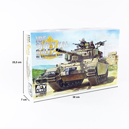 AFV Club AF35277 1/35 IDF Sho't Kal Dalet (w/ Battery Ram) Tankı Demonte Plastik Maketi