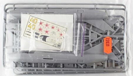 Modelsvit MSVIT72031 1/72 Yak 140 Prototype Savaş Uçağı Plastik Model Kiti