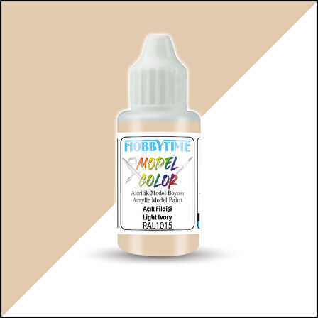 Hobbytime 353 18 ml. RAL1015 Açık Fildişi (Light İvory), Akrilik Model Boyası