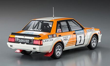 Hasegawa HC38 21138 1/24 Ölçek Mitsubishi Lancer EX 2000 Turbo (1982 1000 Lakes Rally) Otomobil Plastik Model Kiti