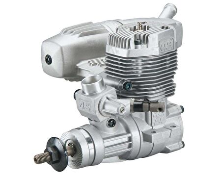 OS Engines 15612 Max-55 AX (40K) ve 3071 Susturuculu, Nitro Yakıtlı Model Uçak Motoru