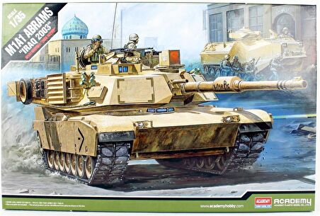 Academy 13202 1/35 M1A1 Abrams Iraq 2003 Tank Demonte Plastik Maketi