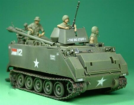 Academy 13266 1/35 M-113A1 APC Vietnam Zırhlı Personel Taşıyıcı Demonte Plastik Maketi