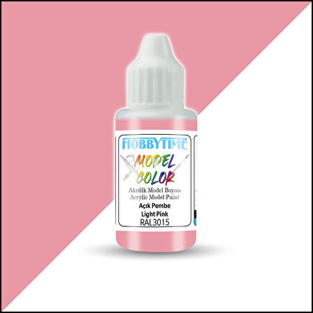 Hobbytime 452 18 ml. RAL3015 Açık Pembe (Light Pink), Akrilik Model Boyası
