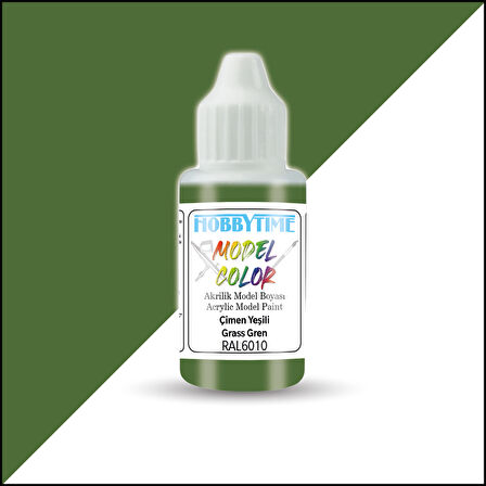 Hobbytime 460 18 ml. RAL6010 Çimen Yeşili (Grass Gren) Akrilik Model Boyası