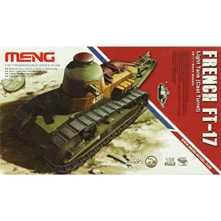 TS008 1/35 FRENCH FT-17 LİGHT TANK (CAST TURRET)