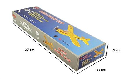 PM Model 2008 Piper Super Cub, Lastik Motorlu Demonte Serbest Uçuş Modeli