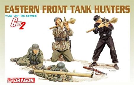 Dragon 6279 1/35 Ölçek Doğu Ön Cephe Tank Avcıları Asker Figürleri Plastik Model Kiti