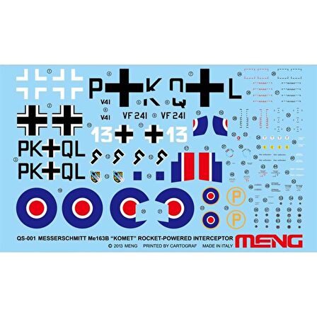 QS001 1/32 MESSERSCHMİTT ME163B KOMET ROKET-POWERE