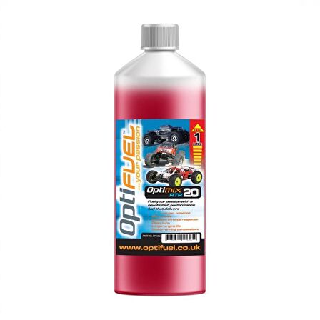 Optifuel  %20 NitroMetan Model Araba Yakıtı, 1 Litre