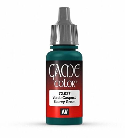 Vallejo 72027 17 ml. Scurf Green, Game Color Serisi Model Boyası