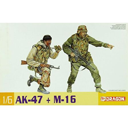 Dragon 75035 1/6 Ölçek AK-47 ve M16 Silahları Plastik Model Kiti