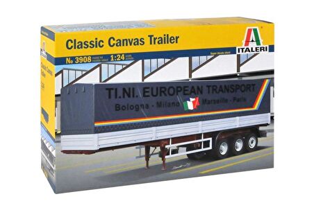 Italeri 3908S 1/24 Canvas 40ft (Classic) Tır Dorsesi Demonte Plastik Maketi