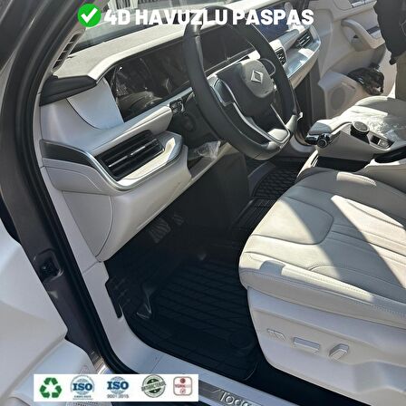 Skoda Fabia Hb 2020 4d Havuzlu Üniversal Yeni Nesil Paspas Siyah Gold Seri