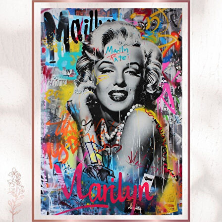 Graffiti Marilyn Monroe - Pop Art Poster