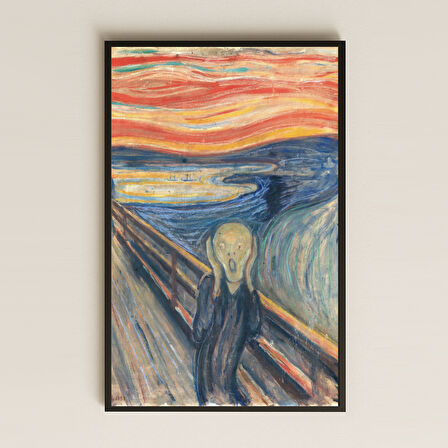 Edvard Munch Çığlık Tablo UV Baskı