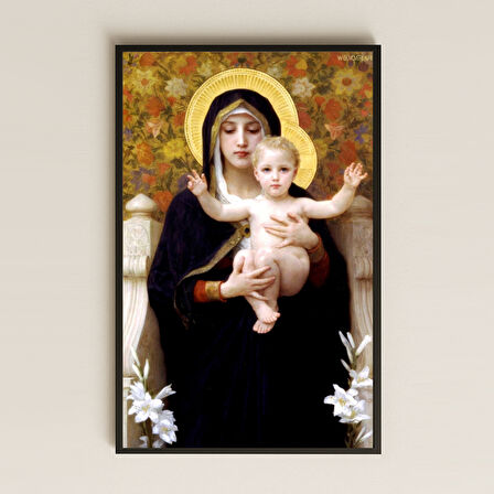 Bouguereau Madonna ve Çocuk UV Baskı Tablo