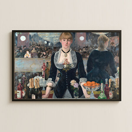 Édouard Manet Folies-Bergère Barı UV Tablo