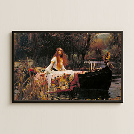 Waterhouse Shalott Leydisi UV Baskı Tablo