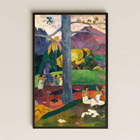 Gauguin Tahiti - Özel Kesim UV Baskılı Tablo