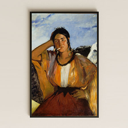 Manet Çingene Kadın Portresi - Güçlü ve Özgür Kadın Temalı Sanat