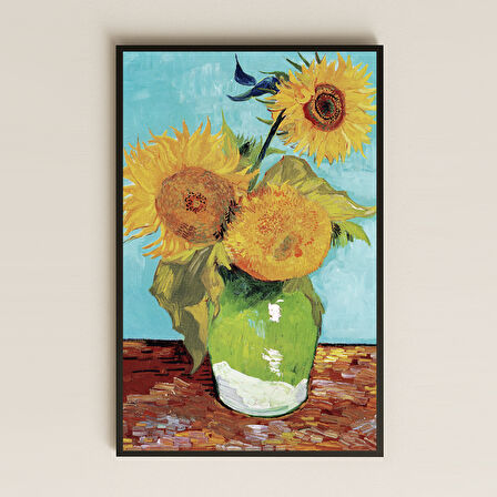 Van Gogh Ayçiçekleri - UV Baskılı Sanat Tablosu