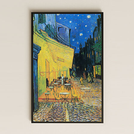 Van Gogh Gece Kafesi - UV Baskılı Sanat Tablosu