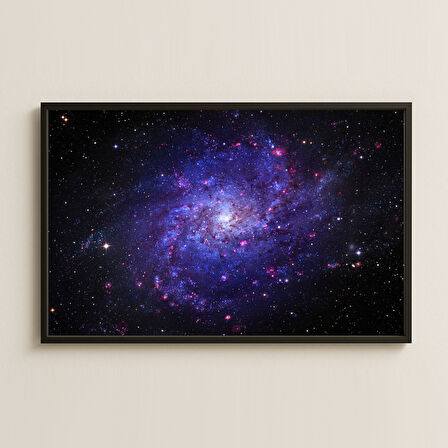 Galaksi Manzaralı Pleksi Tablo - Uzay Temalı Duvar Dekoru
