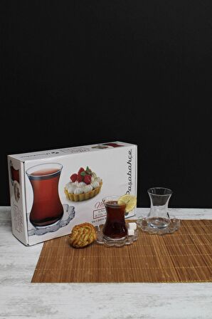 Paşabahçe melis çay seti - çay bardağı takımı 12 parça 96293